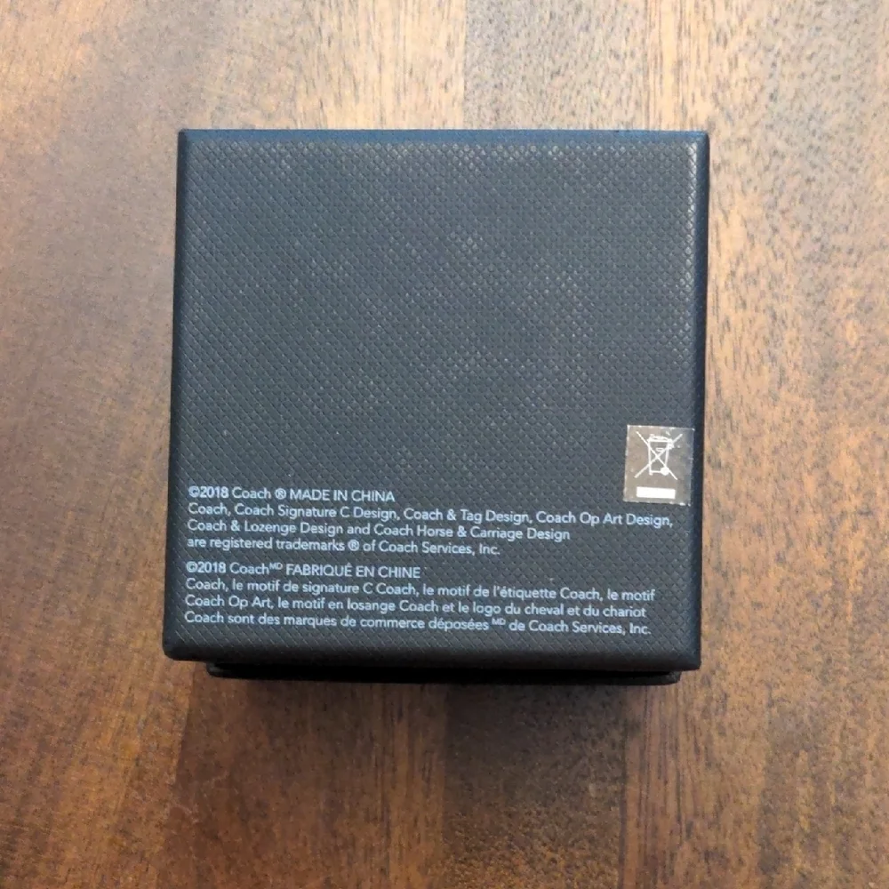 Coach Black Box Set with Cushion